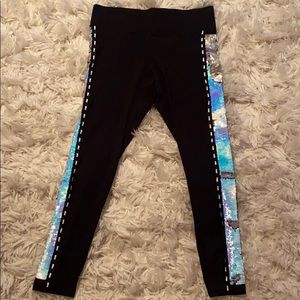 Pink yoga leggings
